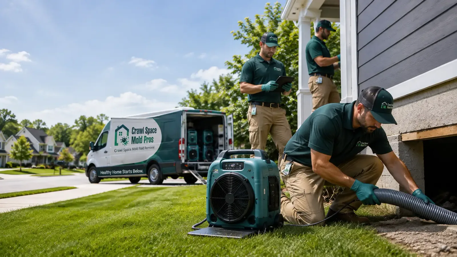 Crawl Space Mold Removal in Saint James, MD